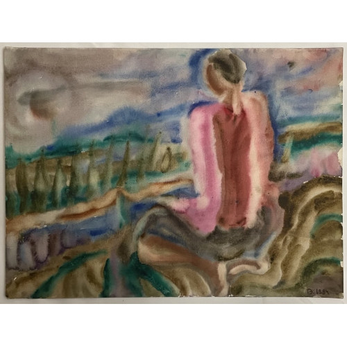 Картина Над Псёлом, художник Эдельман Галина Самсоновна