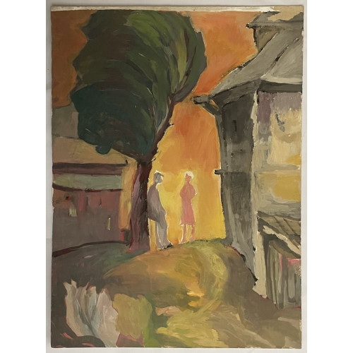 Картина Прогулка влюбленных до заказа, художник Шорц Владимир Антонович 