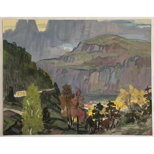 Картина Горная дорога, художник Месропян Багдасар Аветисович