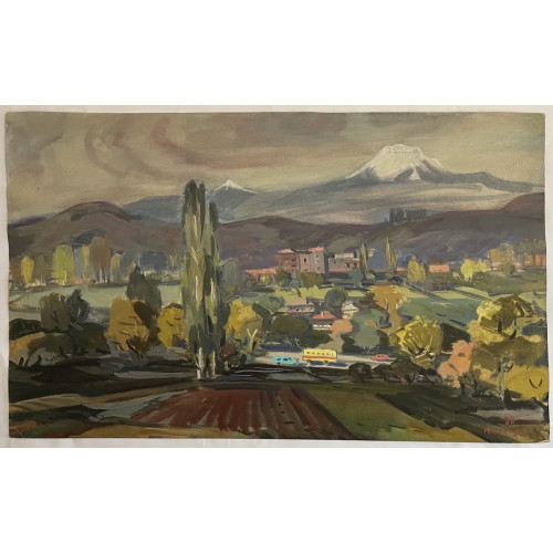 Картина Армения в летнюю пору, художник Месропян Багдасар Аветисович