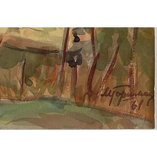 Картина Весенние работы на виноградниках, художник Горшман Мендель Хаимович