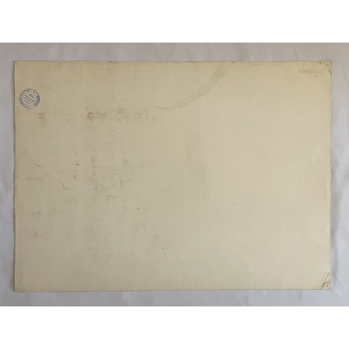 Картина Советский зимний двор, художник Титов Анатолий Михайлович