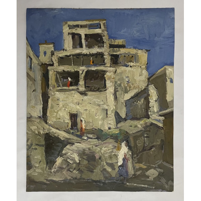 Аул. Солнечный день