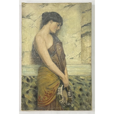 Восточная красавица с бубном