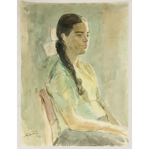 Картина Таня - сестра Ольги, художник Горшман Мендель Хаимович