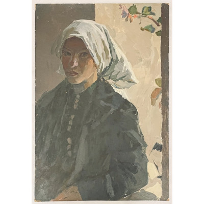 Портрет девушки в косынке