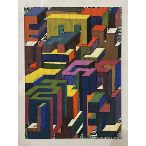 Картина Проект: Архитектура смыслов - тема 13 и 14, художник Раковский Юрий Александрович