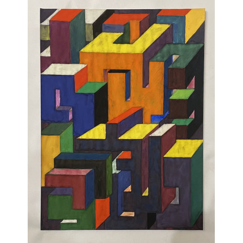 Картина Проект: Архитектура смыслов - тема 16 и 17, художник Раковский Юрий Александрович