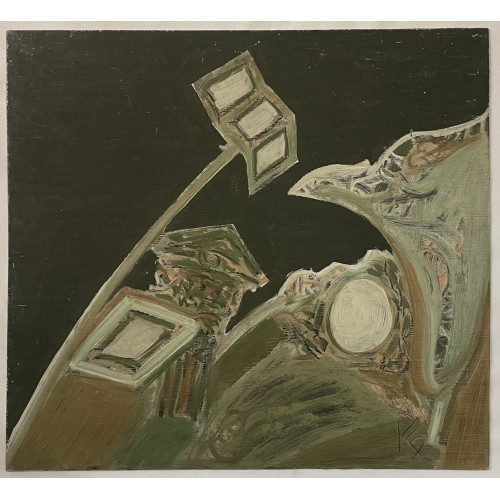 Картина Фонарь. Вечер. Дорога, художник Кочейшвили Борис Петрович 