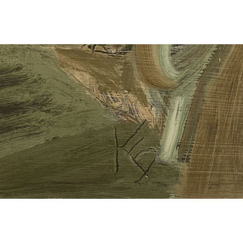 Картина Фонарь. Вечер. Дорога, художник Кочейшвили Борис Петрович 