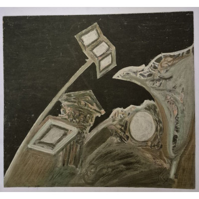 Фонарь. Вечер. Дорога