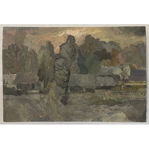 Картина Ючмер 1988 год, художник Шорц Владимир Антонович 