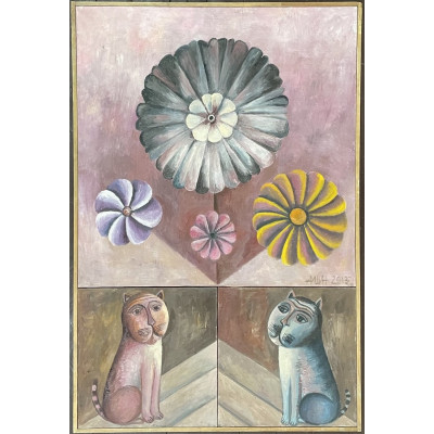 Цветы и кошки 2013 год