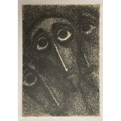 Лица запутанные в красках (3 портрета)