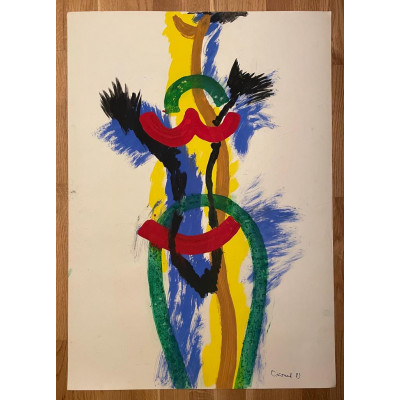 человек с стиле авангард