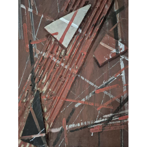 Картина Красно-черное построение, художник Кастальская Марина Александровна