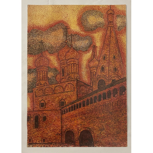 Картина Часовня. Крутицкое подворье (2 работы), художник Афонин Владимир Васильевич 