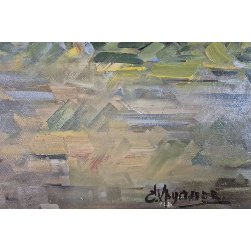 Картина Движение в скачках, художник Хрусталев Сергей Викторович