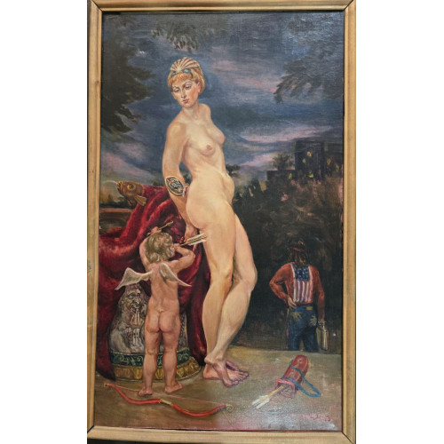 Картина Древний сюжет, художник Гордеев Дмитрий Иванович