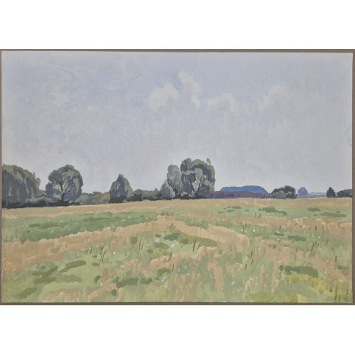 Картина Русское поле. Окончание лета, художник Титов Анатолий Михайлович