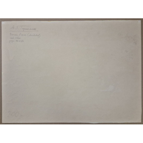 Картина Улочка в селе 1960 год, художник Горшман Мендель Хаимович