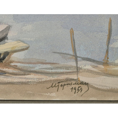 Лодки на берегу канала