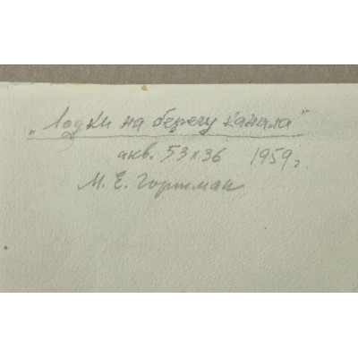 Лодки на берегу канала