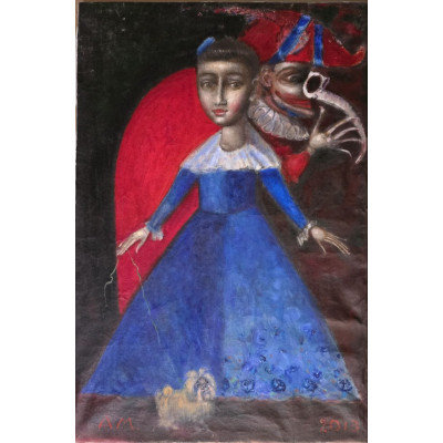 Девочка и скоморох