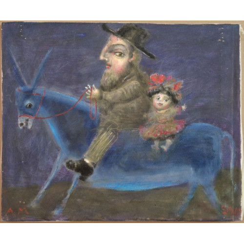 Картина Смешные всадники, художник Медведев Андрей Викторович