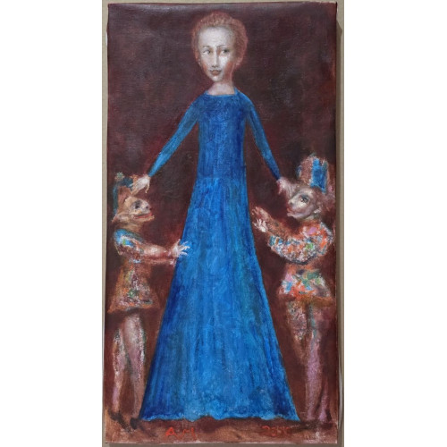 Картина Приспешники дамы, художник Медведев Андрей Викторович