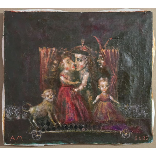 Картина Театральное представление. Пьеса о любви, художник Медведев Андрей Викторович