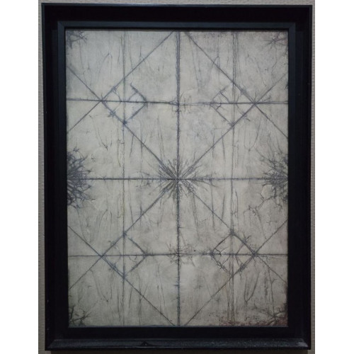 Картина Двусторонняя геометрическая абстракция , художник Трямкин Владимир Николаевич