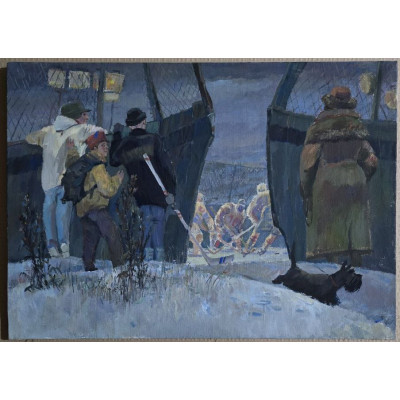 На хоккейном матче