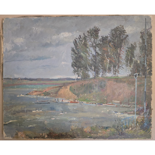 Картина Клязьминское водохранилище, художник Кац Илья Львович