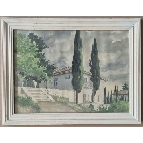 Картина Крым 1938 год, художник Амосова-Бунак Ольга Фёдоровна