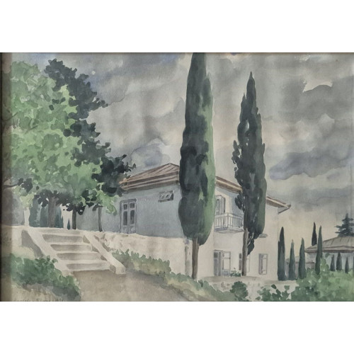 Картина Крым 1938 год, художник Амосова-Бунак Ольга Фёдоровна