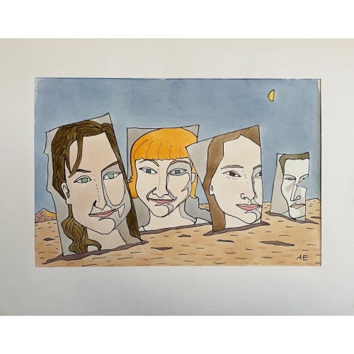 Картина Фантазийные кадры 3 работы, художник Ефимов Андрей Владимирович