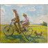 Картина С братом на велосипеде, художник Воробьёва Надежда Дмитриевна