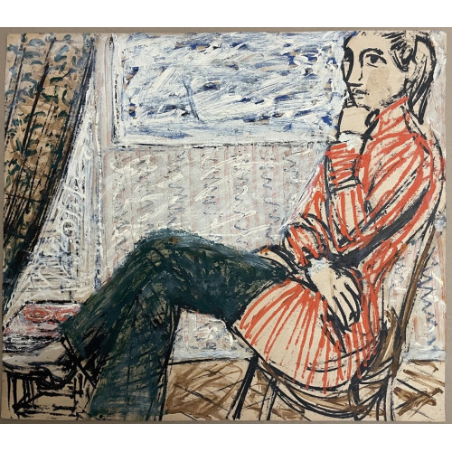 Картина Портрет студентки, художник Панкратов Владимир Константинович