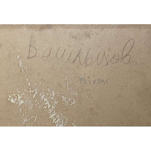 Картина Две вазы с полевыми цветами, художник Васильцов Владимир Константинович