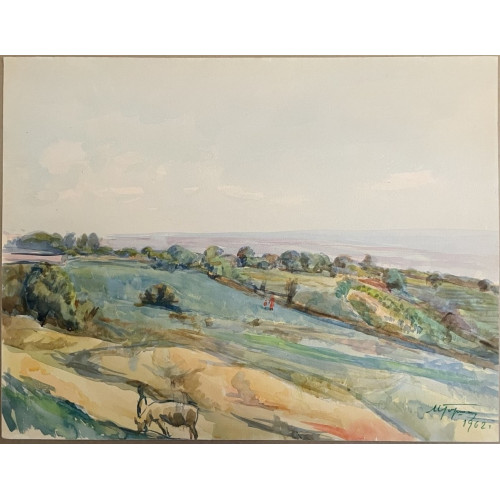 Картина Пейзаж с долиной, художник Горшман Мендель Хаимович