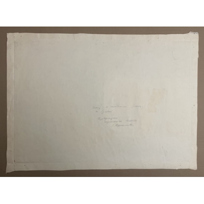 Эскиз к спектаклю 1960е. Сцена