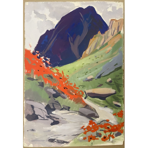 Картина Горы Армении 1960 год, художник Сурьянинов Рубен Васильевич