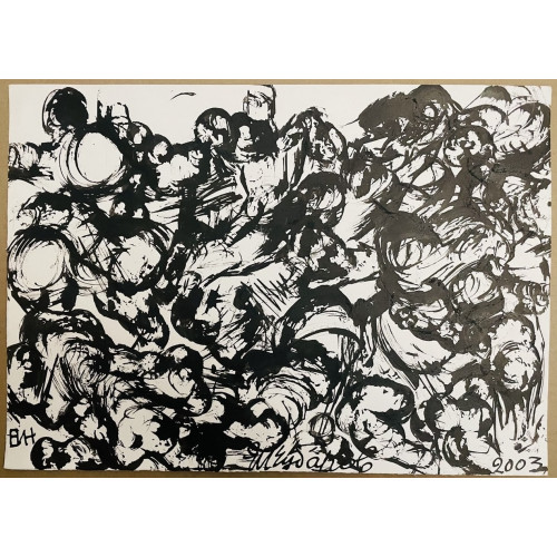 Картина Массовость фигур (4 работы), художник Чубаров Евгений Иосифович