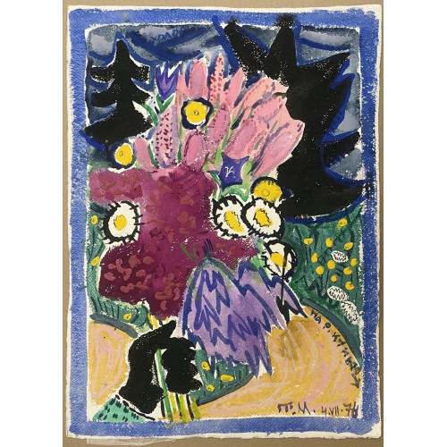 Картина Любимой девушке букет, художник Маврина Татьяна Алексеевна