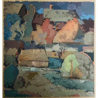 Осенний день среди домов