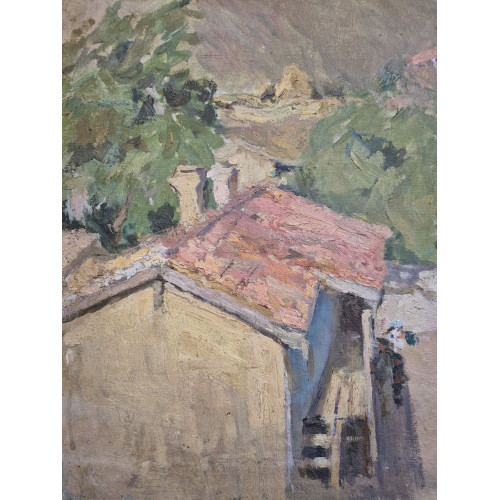 Картина Крым 1937 год, художник Глазунова Варвара Александровна