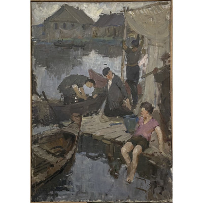 Рыбаки после улова