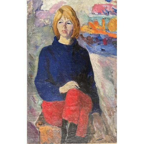 Картина Женя, художник Овчухов Борис Фёдорович