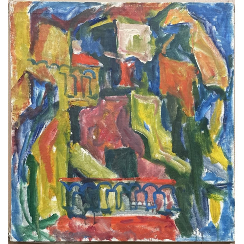 Картина Гурзуф 1991 год, художник Сафохин Анатолий Иванович
